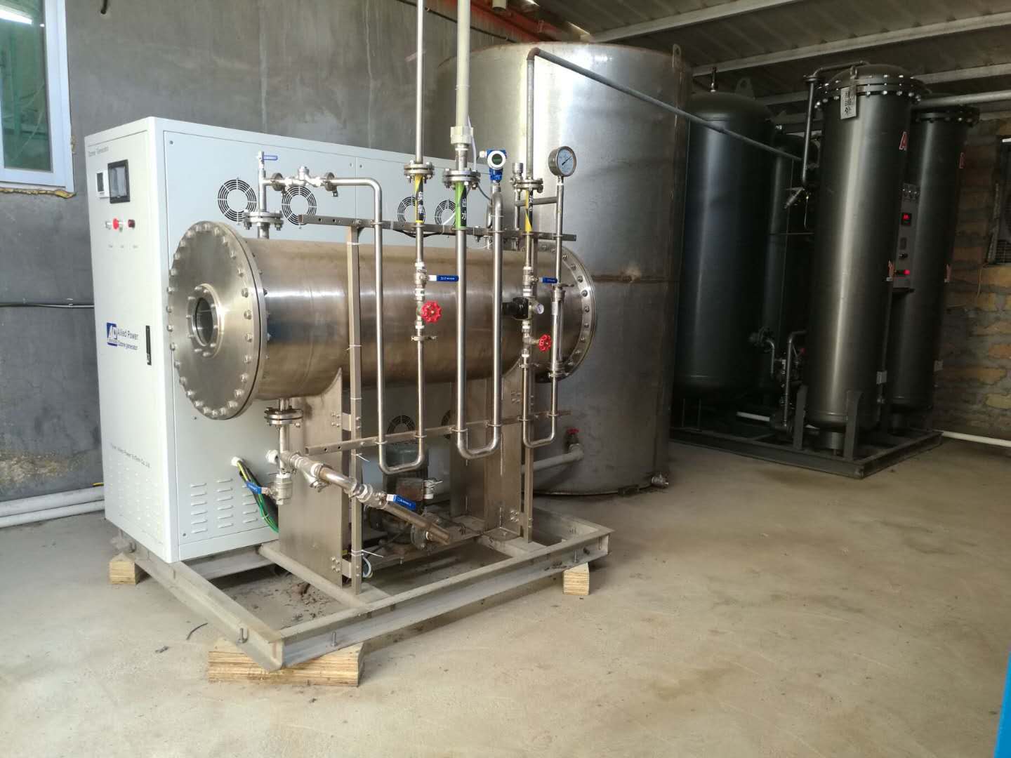 利用臭氧特性，印染廢水回用處理效果顯著